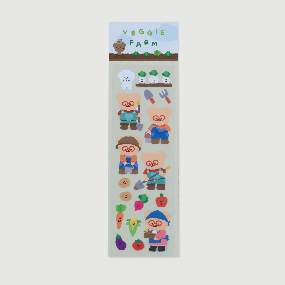 TETEUM Sticker 'Veggie Farm'